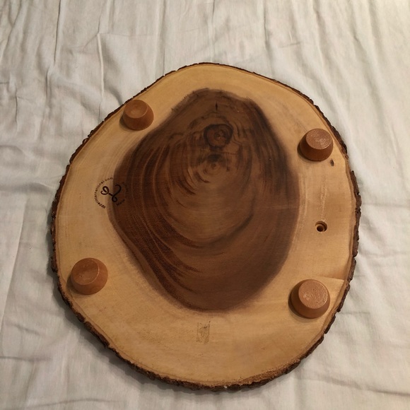 Acacia bark footed server - Picture 3 of 6